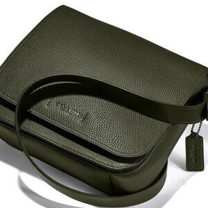 Coach Gotham Messenger Bag 27 Dark Shamrock #CO241